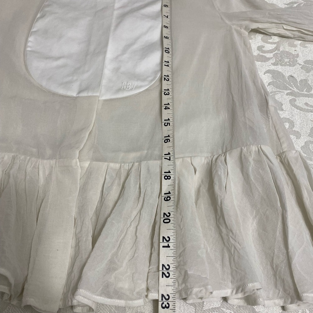 - Giambattista Valli Blouse white blouse size 40 or XS made in Italy - Picture 13 of 13